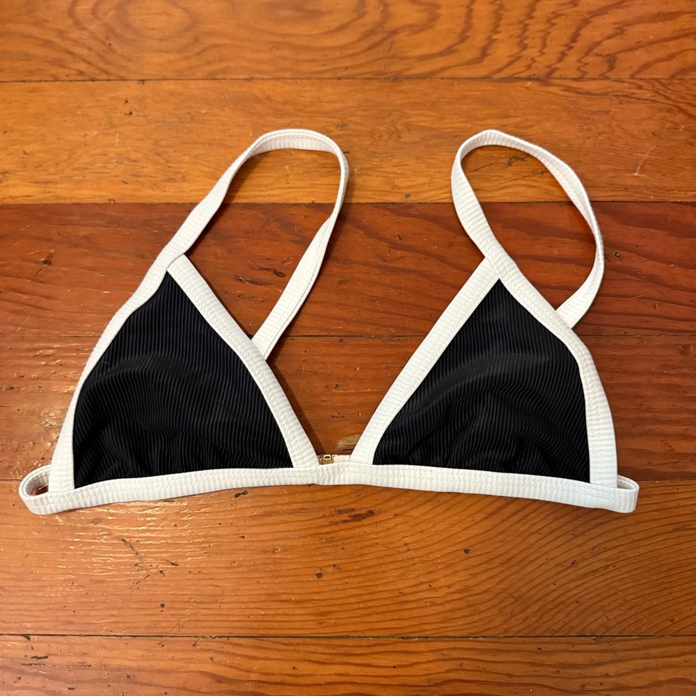 Beach Riot Monochrome Bikini Top